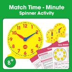 Edx Education – Time Match Minute Spinner Game 8 Plus – Product Main Image