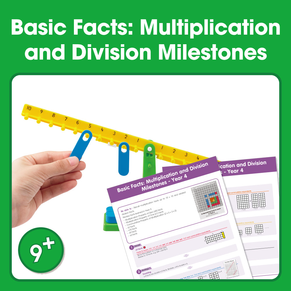 Edx Education – Basic Facts Multiplication and Division Milestones Grade 4 – Product Main Image