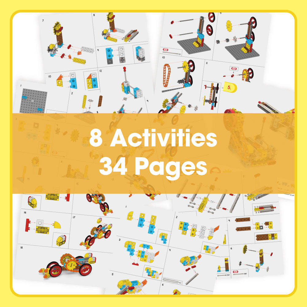 Edx Education Downloadable My Gears Machine Set Activity Booklet - 8 activities