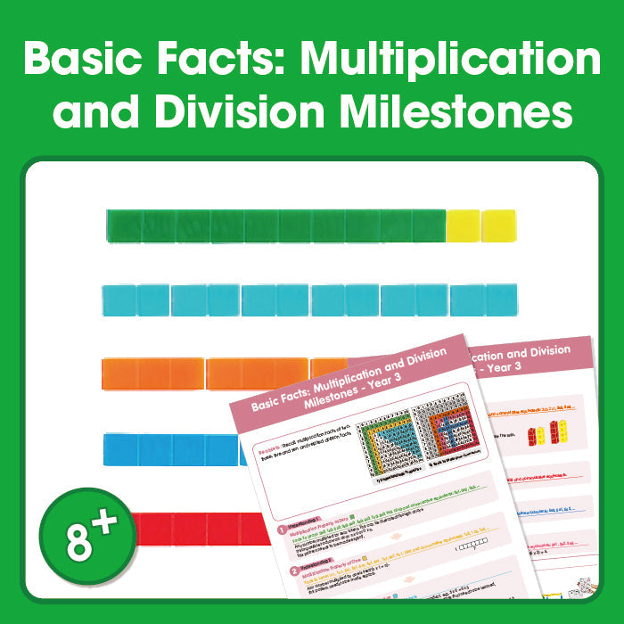 Edx Education – Basic Facts Multiplication and Division Milestones 8+ – Product Main Image
