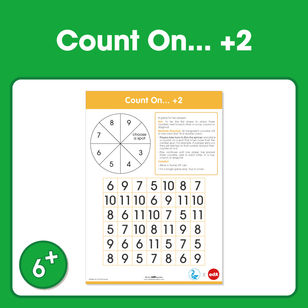 Edx Education – Board Games Count On +2 – Product Main Image