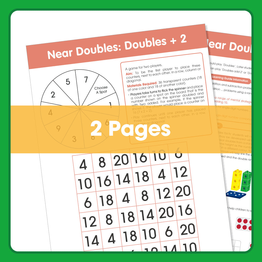 Edx Education – Board Games Near Doubles +2 Grade 1 to 3 – Product Lifestyle Image