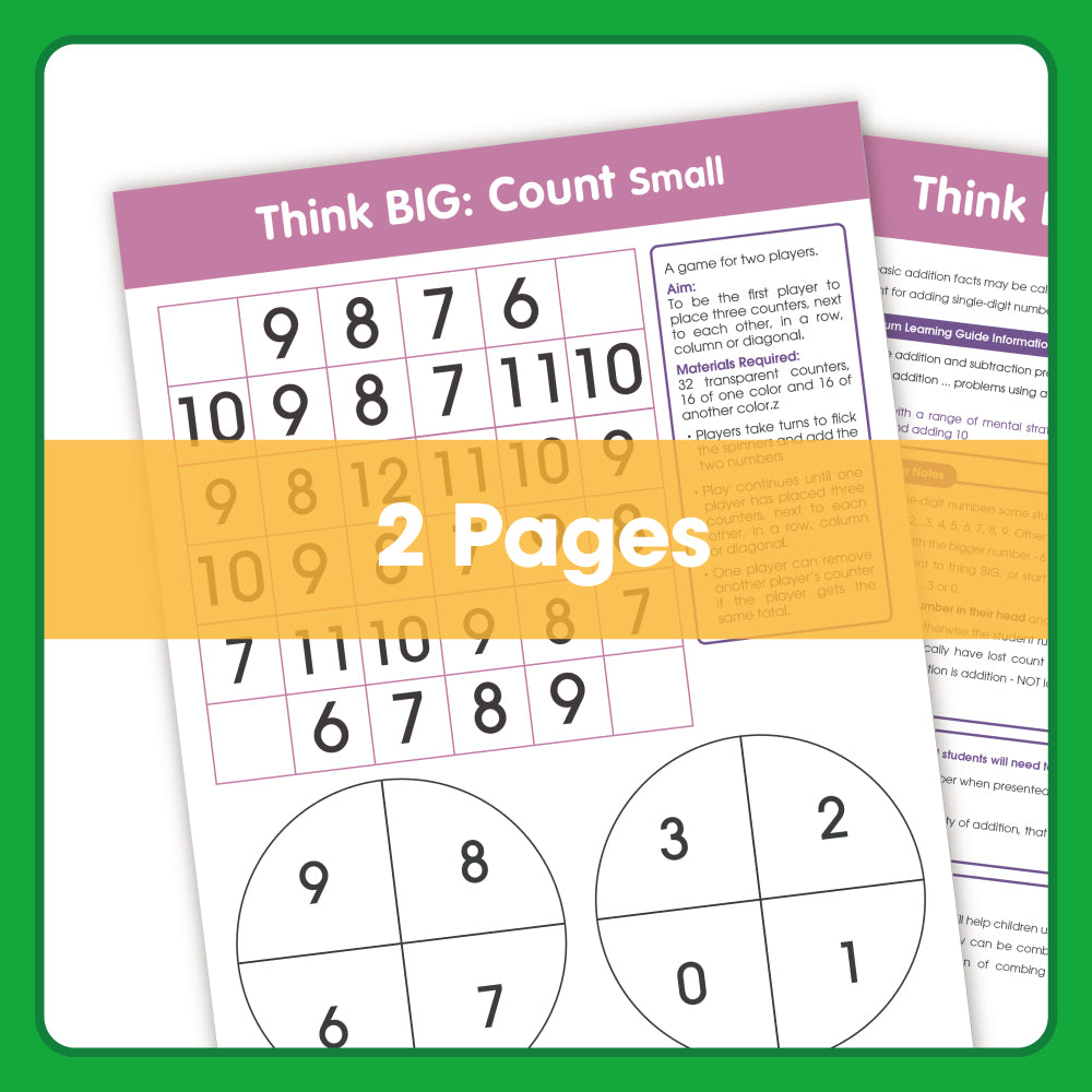 Edx Education – Board Games Think Big Count Small – Product Lifestyle Image