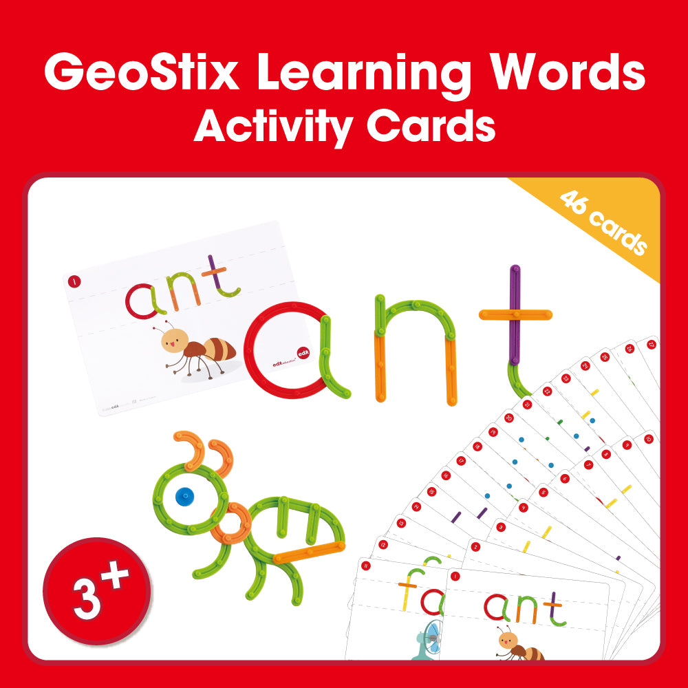 Edx Education Downloadable GeoStix Learning Words - 46 cards
