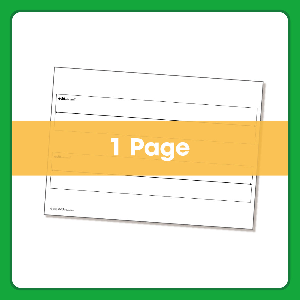 Edx Education – Downloadable Number Lines Blank – Product Lifestyle Image