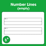 Edx Education – Downloadable Number Lines Blank – Product Main Image