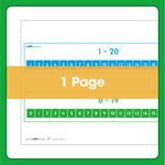 Edx Education – Downloadable Number Track 1-20 – Product Lifestyle Image