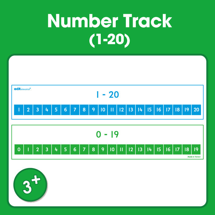 Edx Education – Downloadable Number Track 1-20 – Product Main Image