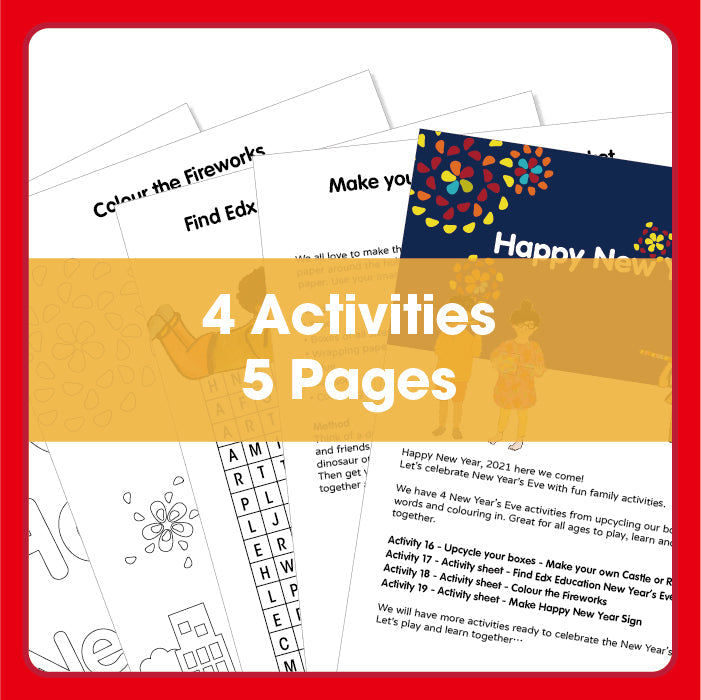 Edx Education – Fun Family New Year Eve Activities 2020 – Product Lifestyle Image