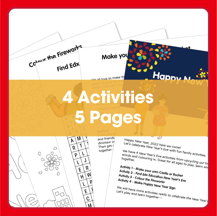 Edx Education – Fun Family New Year Activities 2021 – Product Lifestyle Image