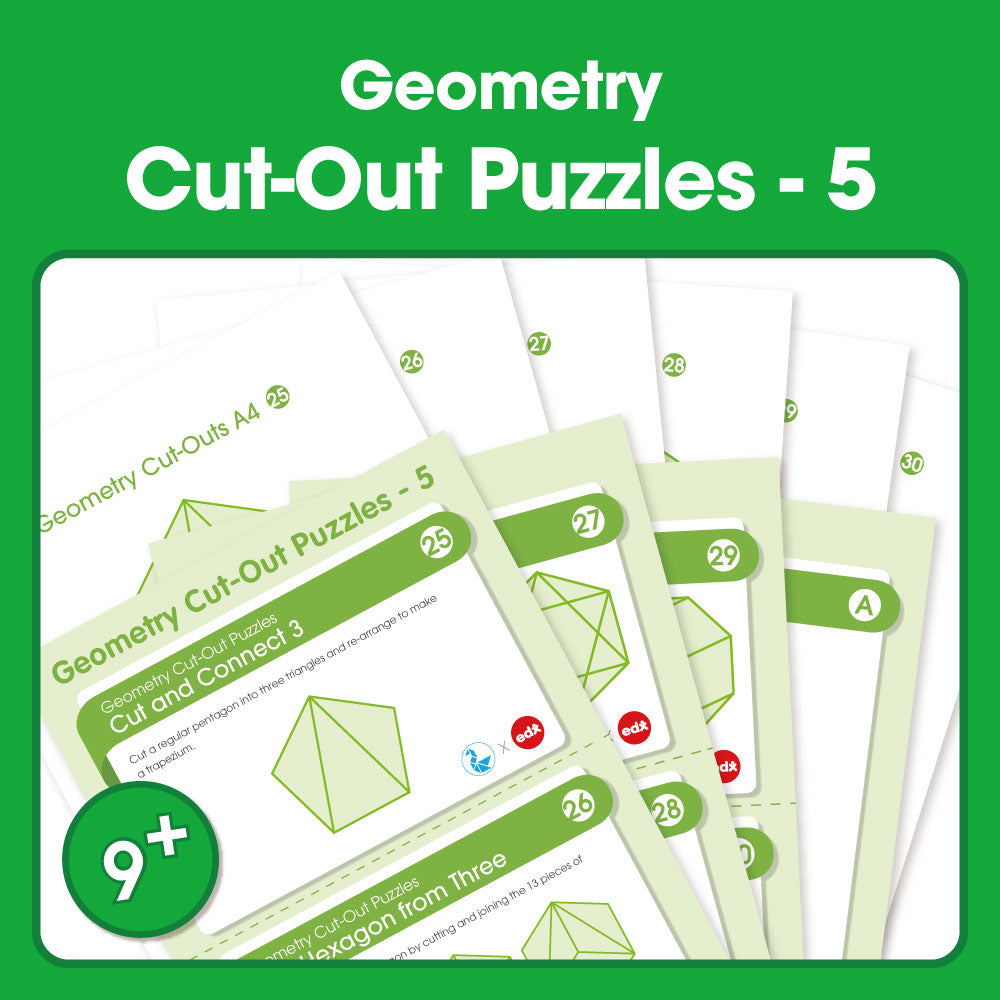 Edx Education – Geometry Cut-Out Puzzles 3 – Product Main Image