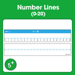 Edx Education – Downloadable Number Lines 0-20 – Product Main Image