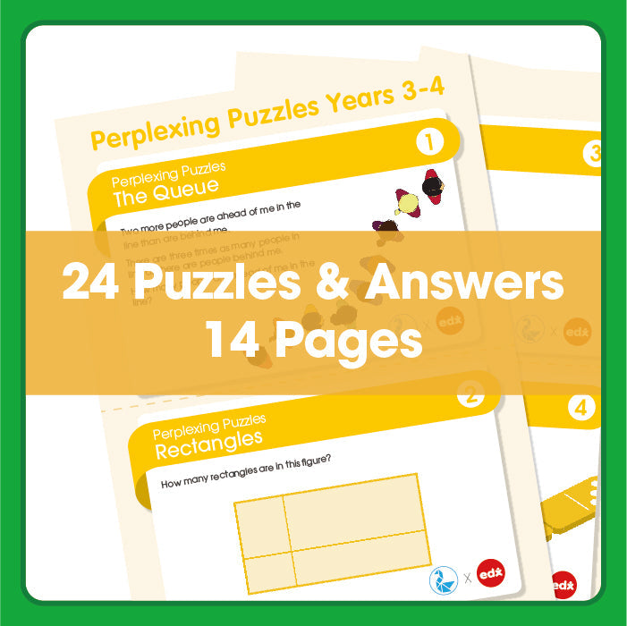 Edx Education – Perplexing Puzzles Grade 3 to 4 – Product Lifestyle Image