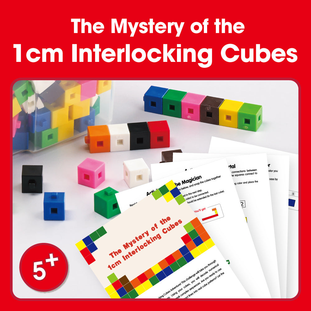 Edx Education – Mystery of the 1cm Interlocking Cubes – Downloadable Code-Breaking Puzzle Challenge – Product Main Image