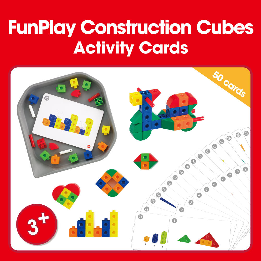 Edx Education – Downloadable FunPlay Construction Cubes Activity Cards 50 Cards – Product Main Image