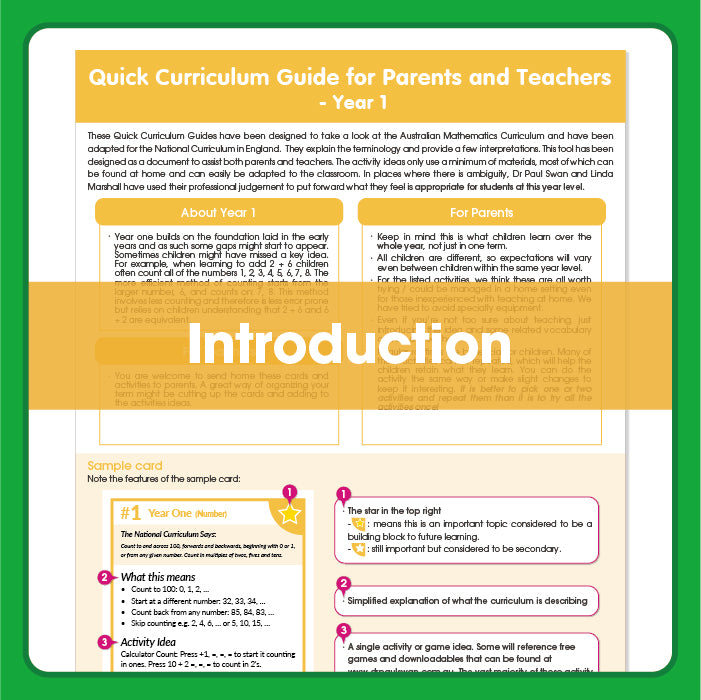 Edx Education – Home Learning Quick Curriculum Guide Grade 1 UK – Product Lifestyle Image