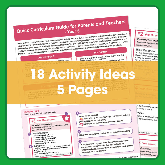 Edx Education – Home Learning Quick Curriculum Guide Grade 3 UK – Product Lifestyle Image