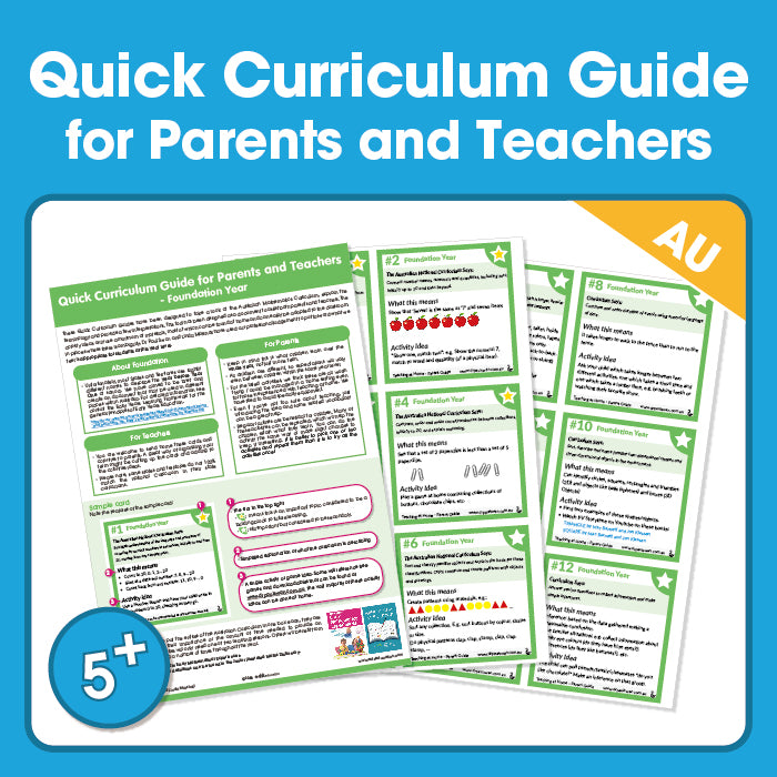 Edx Education – Home Learning Quick Curriculum Guide Foundation Year AU – Product Main Image