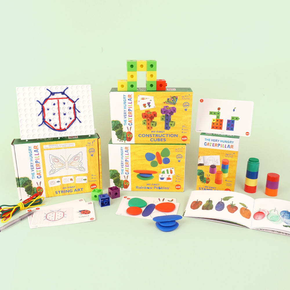 Edx Education – The Very Hungry Caterpillar™ My First Construction Cubes – TVHC04 – Product Lifestyle Image