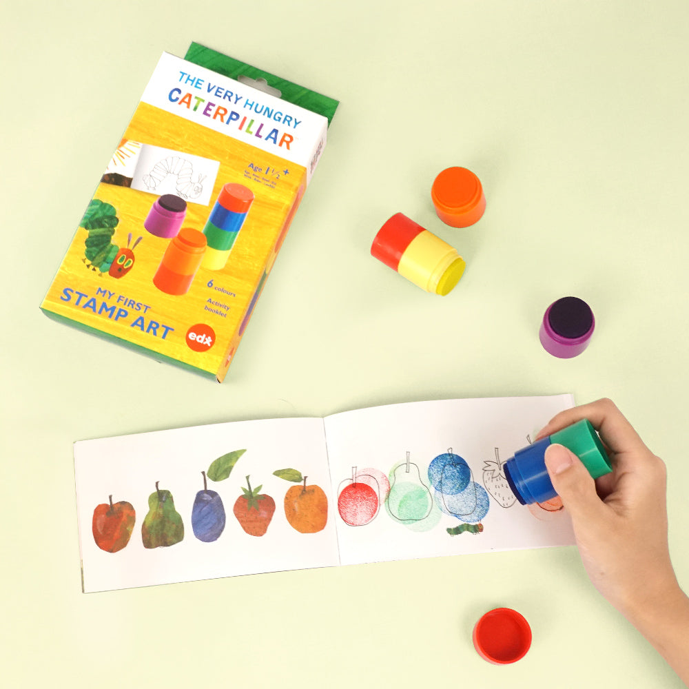 Edx Education – The Very Hungry Caterpillar™ My First Stamp Art – TVHC01 – Product Lifestyle Image