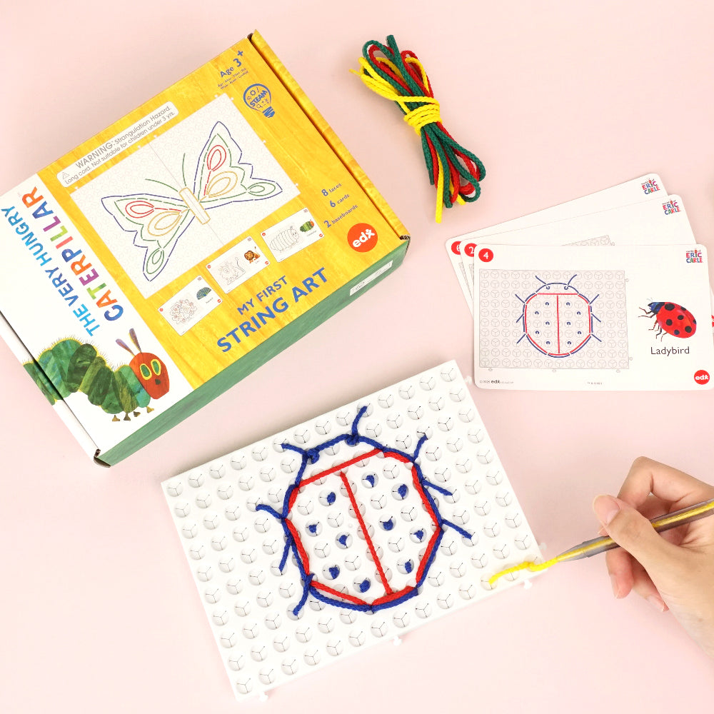 Edx Education – The Very Hungry Caterpillar™ My First String Art – TVHC02 – Product Lifestyle Image