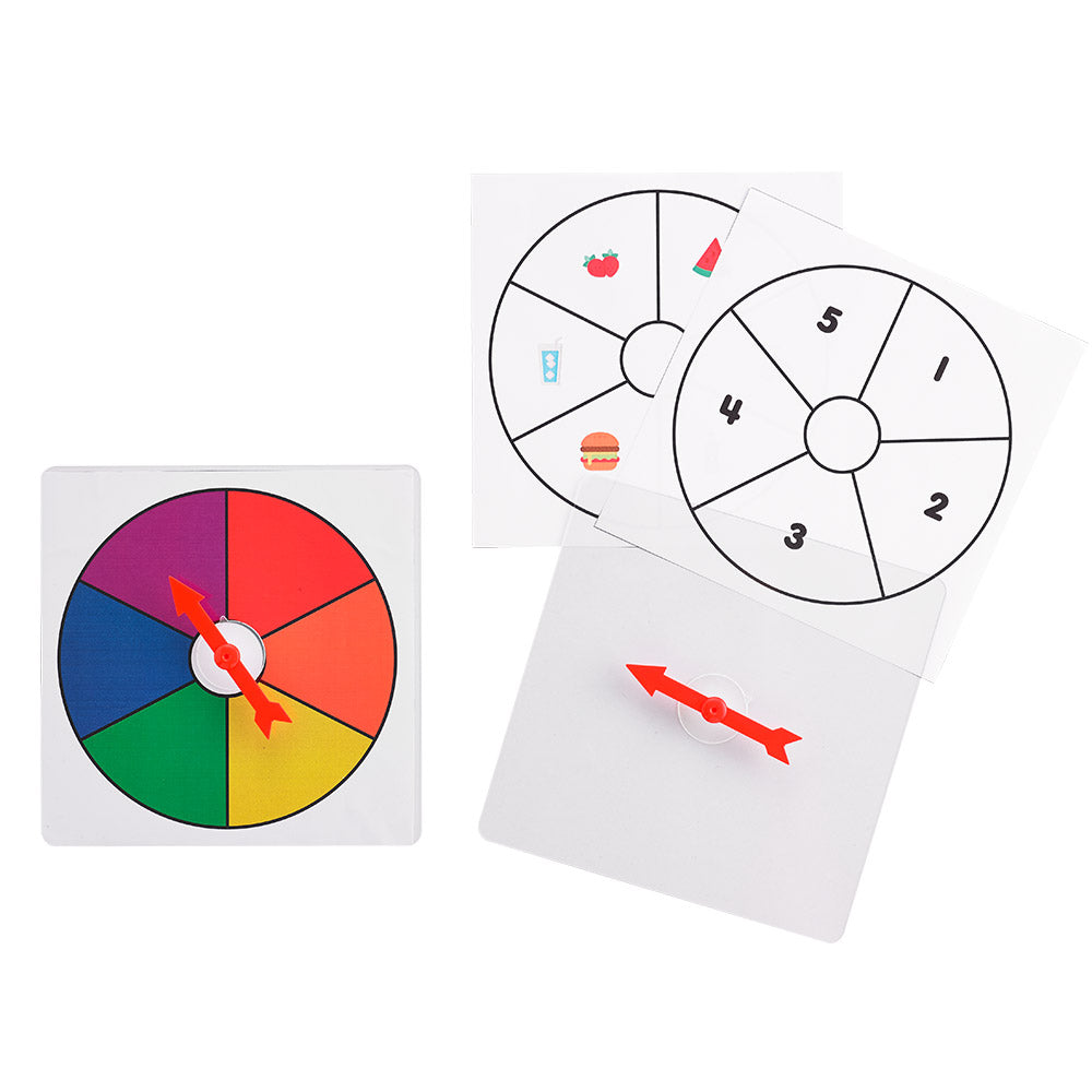 Suction Spinners with Clear Bases