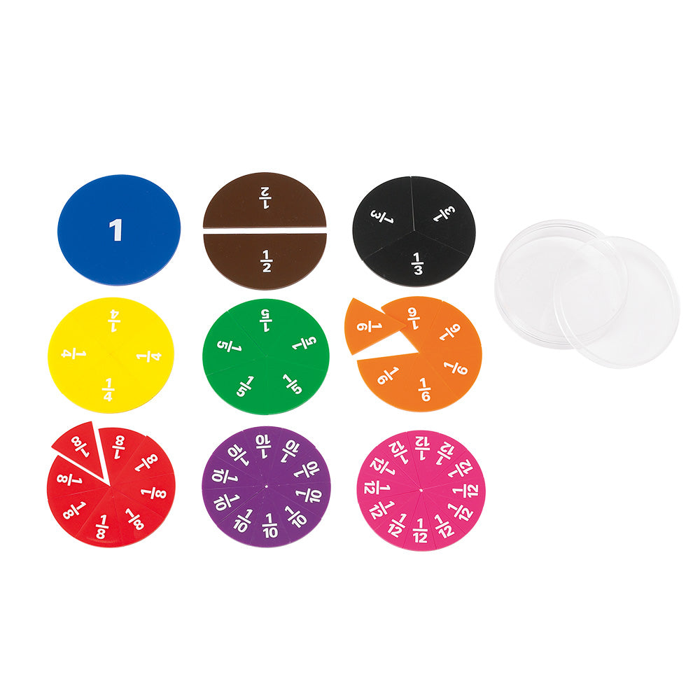 Edx Education – Printed Fraction Circles – Product Main Image