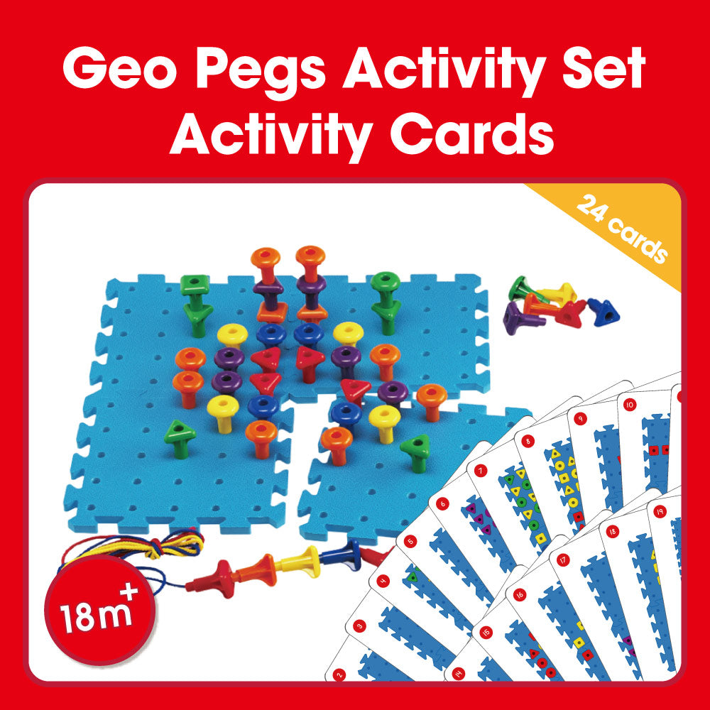 Edx Education – Downloadable Geo Pegs Activity Set Activity Cards 24 Cards – Product Main Image