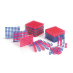 Edx Education – Transparent Interlocking Base Ten – Product Lifestyle Image