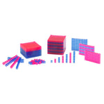 Edx Education – Transparent Interlocking Base Ten – Product Main Image