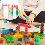 Edx Education – Translucent Linking Cubes – Product Lifestyle Image