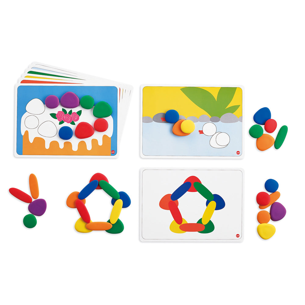 Edx Education – Junior Rainbow Pebbles® Activity Set – Product Lifestyle Image