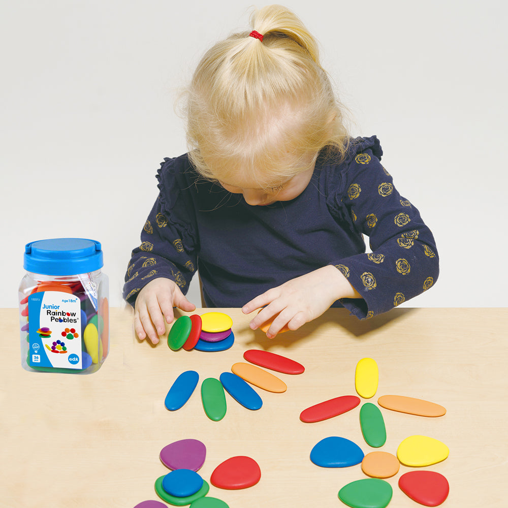 Edx Education – Junior Rainbow Pebbles® Bright Colors – Product Main Image