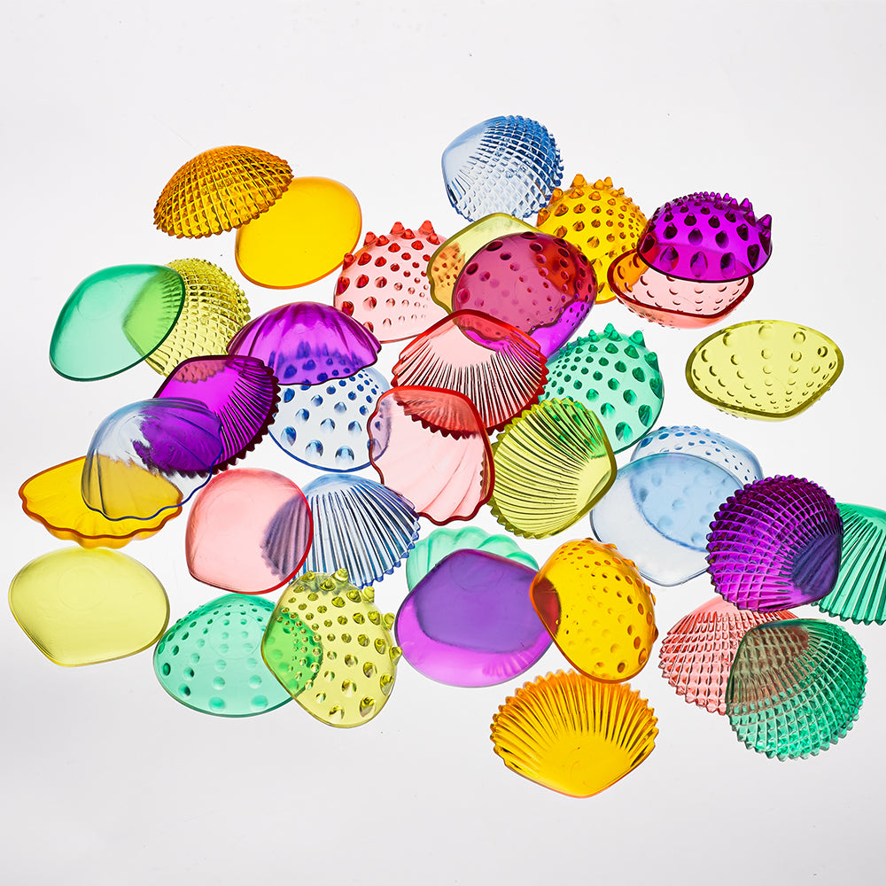 Edx Education – Translucent Sensory Shells Small – Product Lifestyle Image