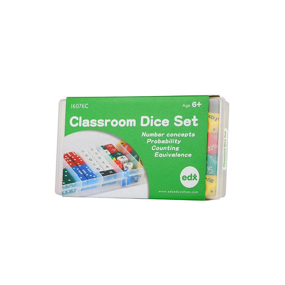 Edx Education – Classroom Dice Set – Product Lifestyle Image