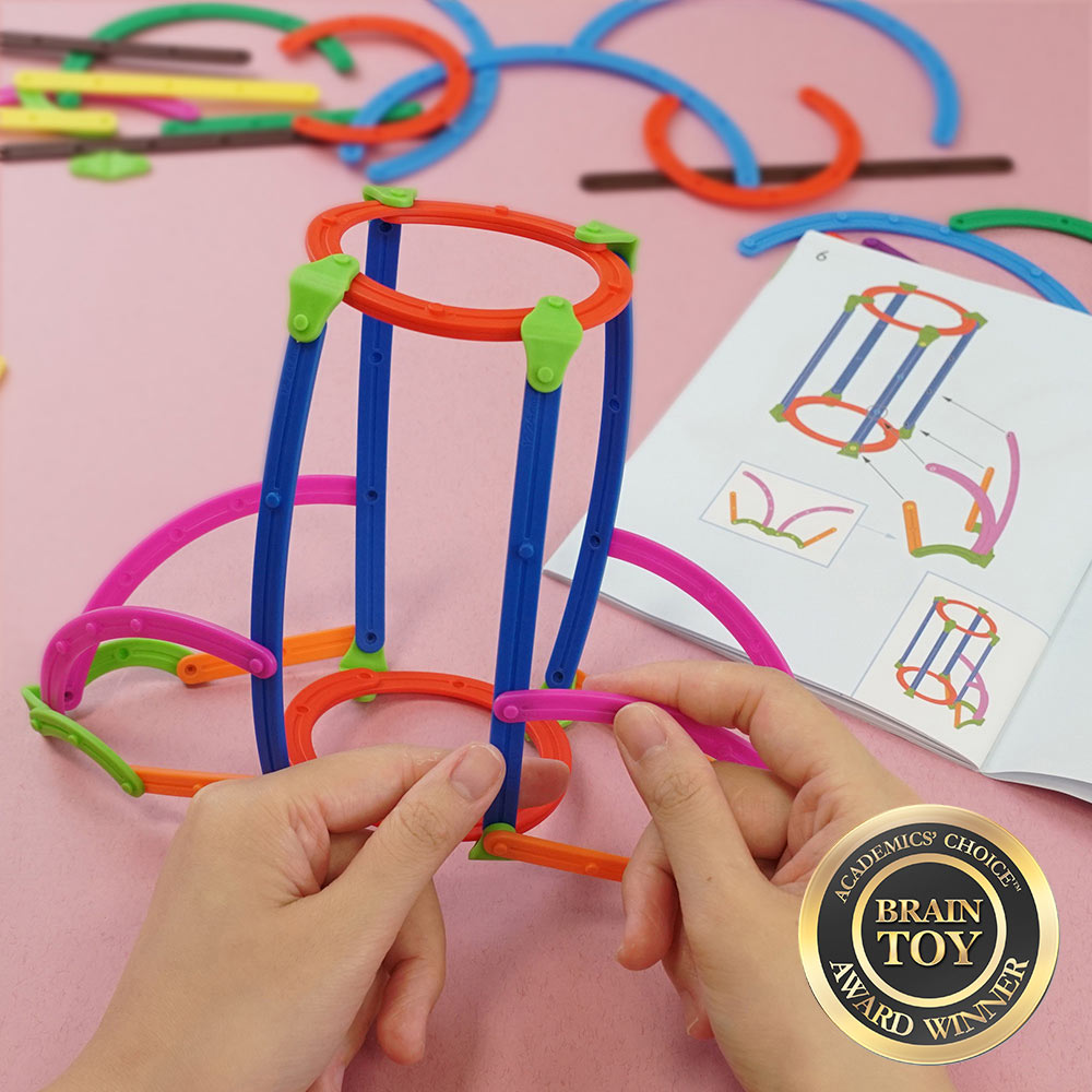 Edx Education – 3D GeoStix® Construction Set – Product Lifestyle Image