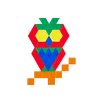 Edx Education – Pattern Blocks Activity Set – Product Lifestyle Image