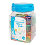 Edx Education – Transparent Pattern Blocks – Product Lifestyle Image