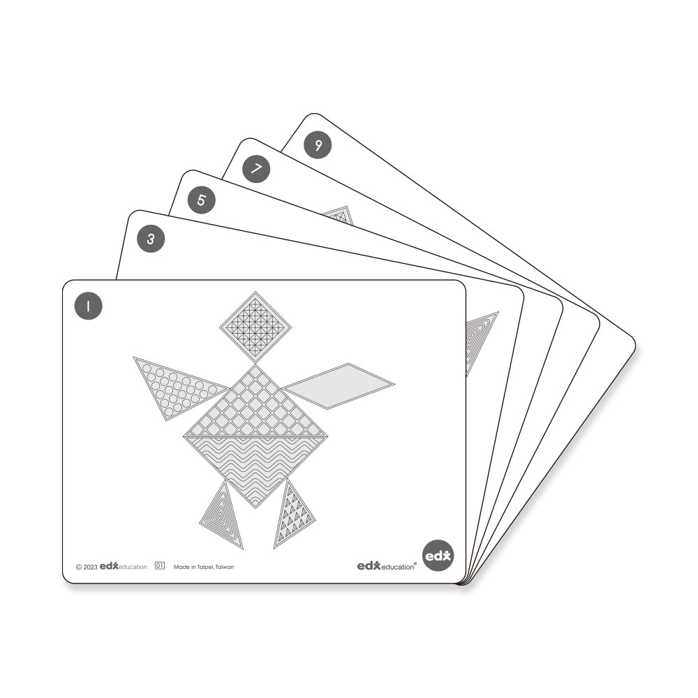 Edx Education – Green-n-Learn® Sensory Tangram – Product Lifestyle Image