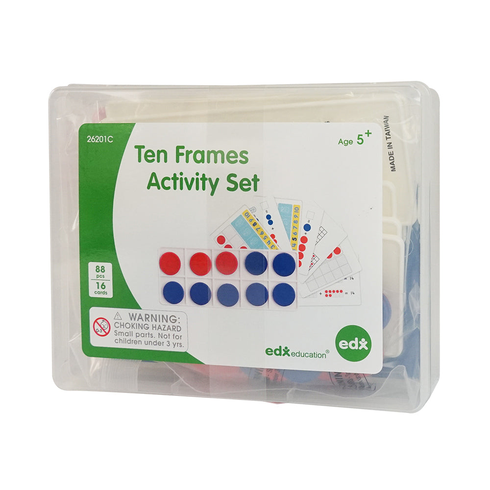 Edx Education – Ten Frames Activity Set – Product Lifestyle Image