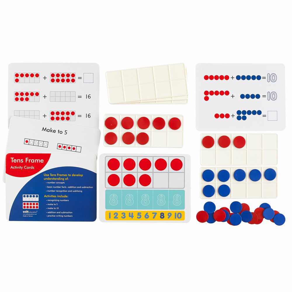 Edx Education – Ten Frames Activity Set – Product Main Image