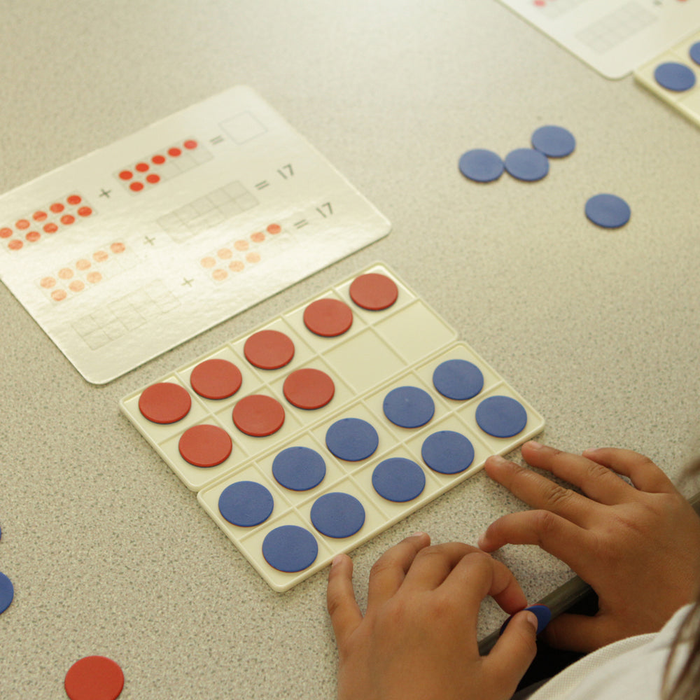 Edx Education – Ten Frames Activity Set – Product Lifestyle Image