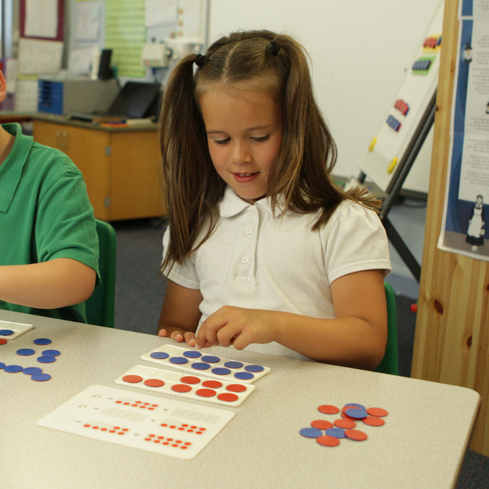 Edx Education – Ten Frames Activity Set – Product Lifestyle Image