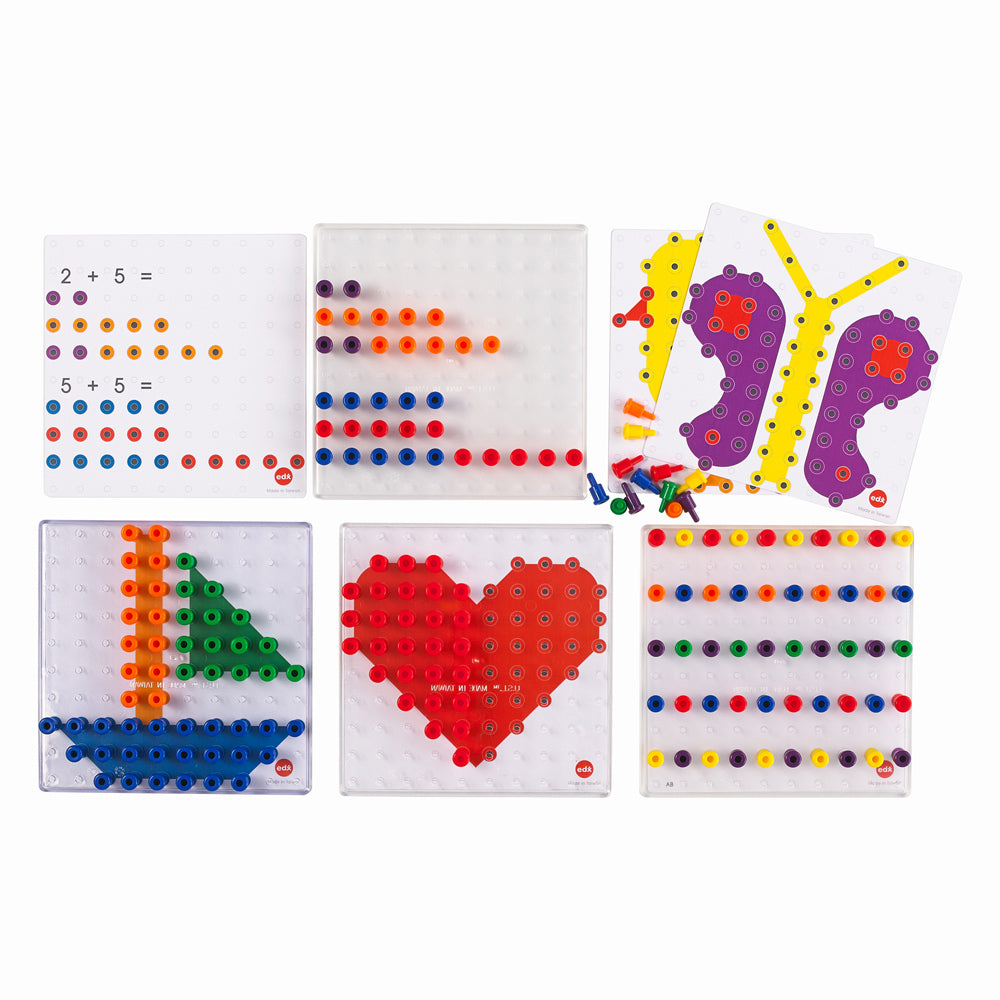 Edx Education – Small Pegs Activity Set – Product Main Image