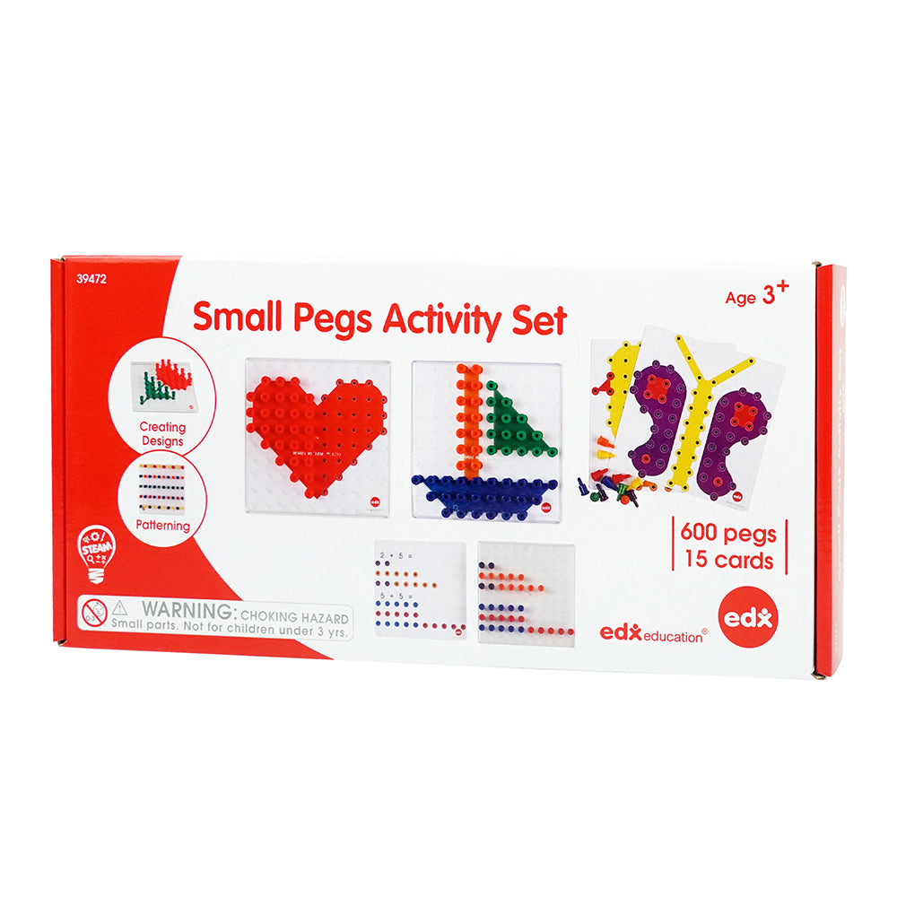 Edx Education – Small Pegs Activity Set – Product Lifestyle Image