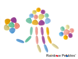 junior rainbow pebbles