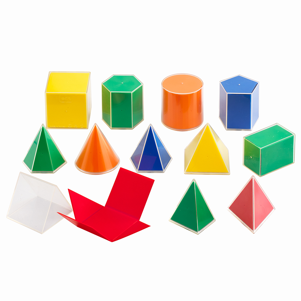 Edx Education Mini Geometric Solids In Home Learning Toy for Early Math & G... 