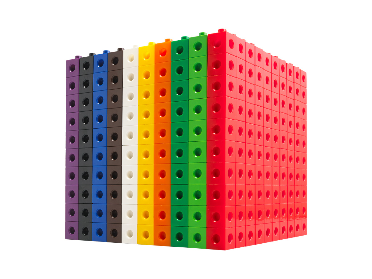 国内企業販売 edxeducation 12012 Linking Cubes， Set of 1000 and 知育玩具 