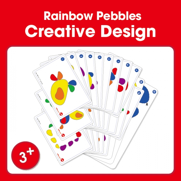 rainbow pebbles activity cards
