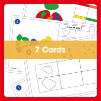 Edx Education-Rainbow Pebbles - sorting and counting cards